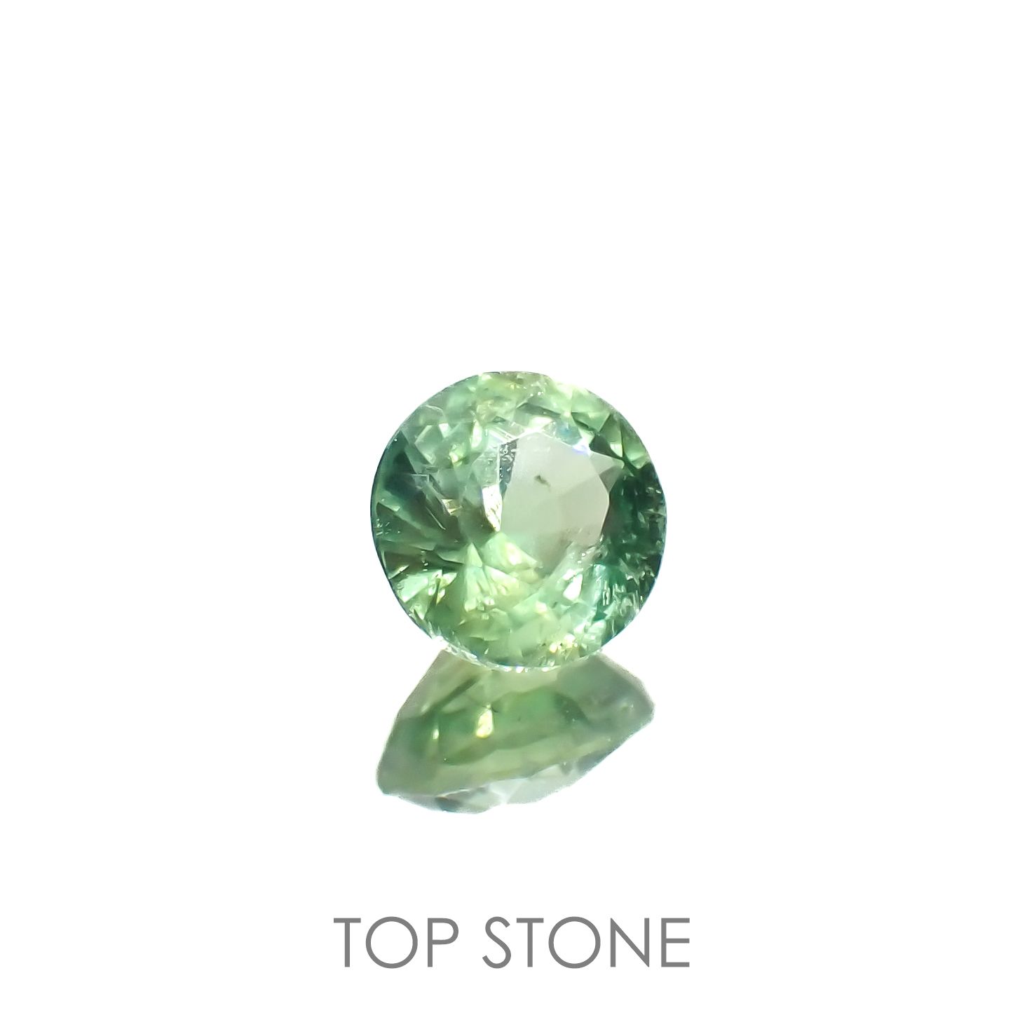 グリーンカイヤナイト タンザニア産 0.59ct[230220571]4.9x4.8mm前後