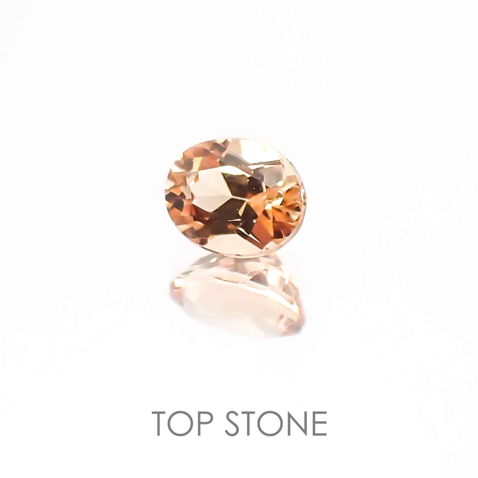 インペリアルトパーズ ブラジル産 ルース 0.35ct[20127865]4.5×3.5mm前後