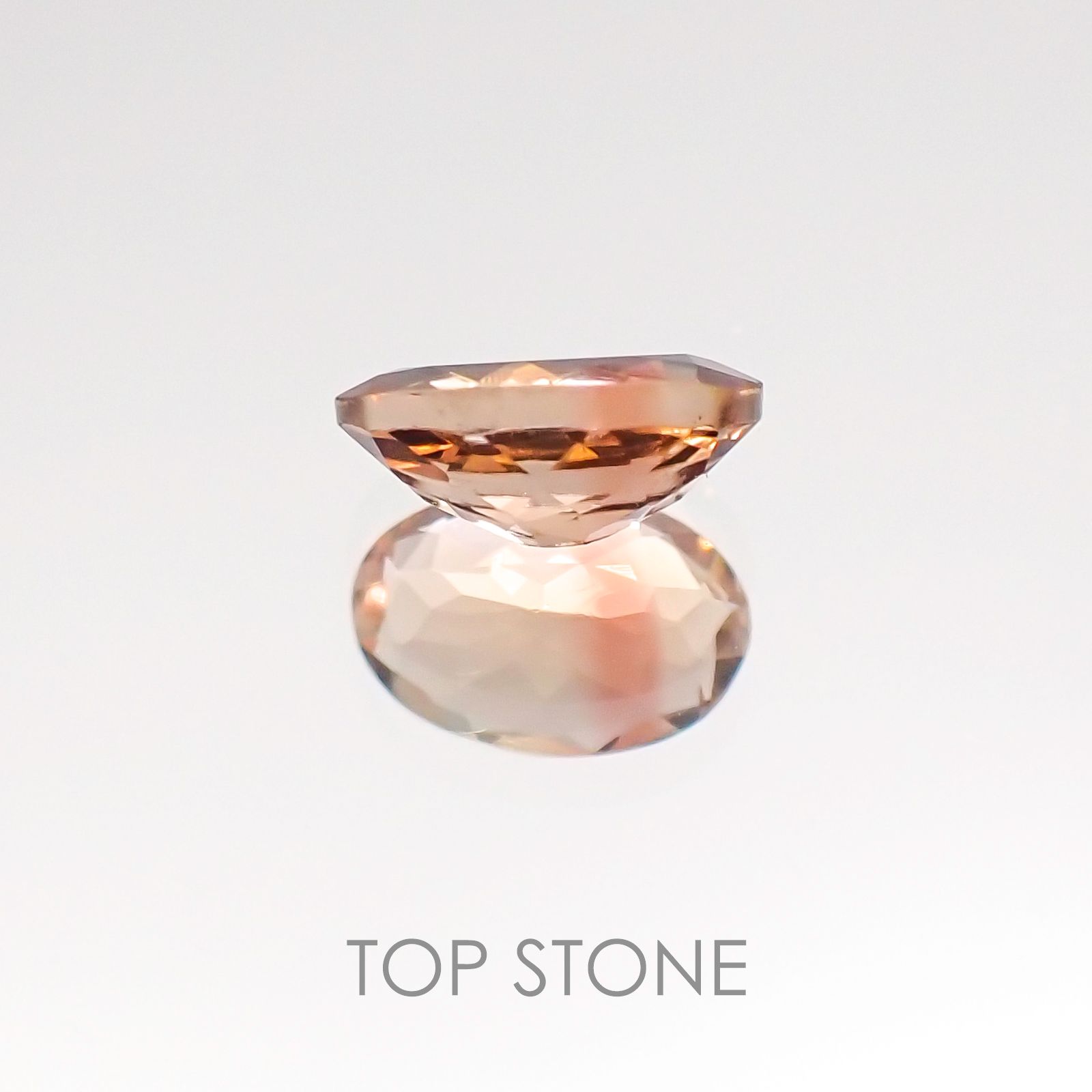 バイカラートルマリン ブラジル産 ルース 0.48ct[20117143]6.2×4.1mm前後