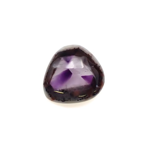 ◇フリーフォーム◇トラピッチェアメジスト 母岩付き ブラジル産 16.41ct[230722777]19.6x18.2mm前後