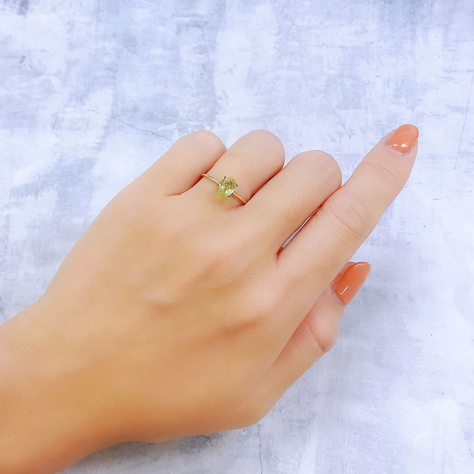 インペリアルトパーズ ブラジル産 0.80ct[221018516]7.6x5mm前後