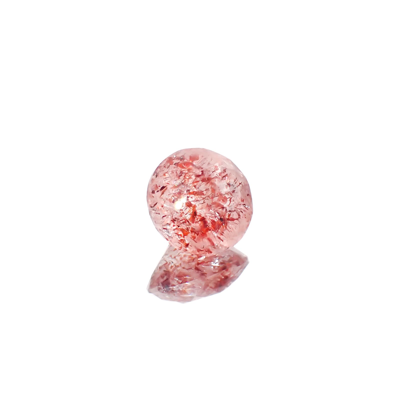 ファイヤークォーツ ナイジェリア産 10.48ct[240326729]14.4x14.4mm前後