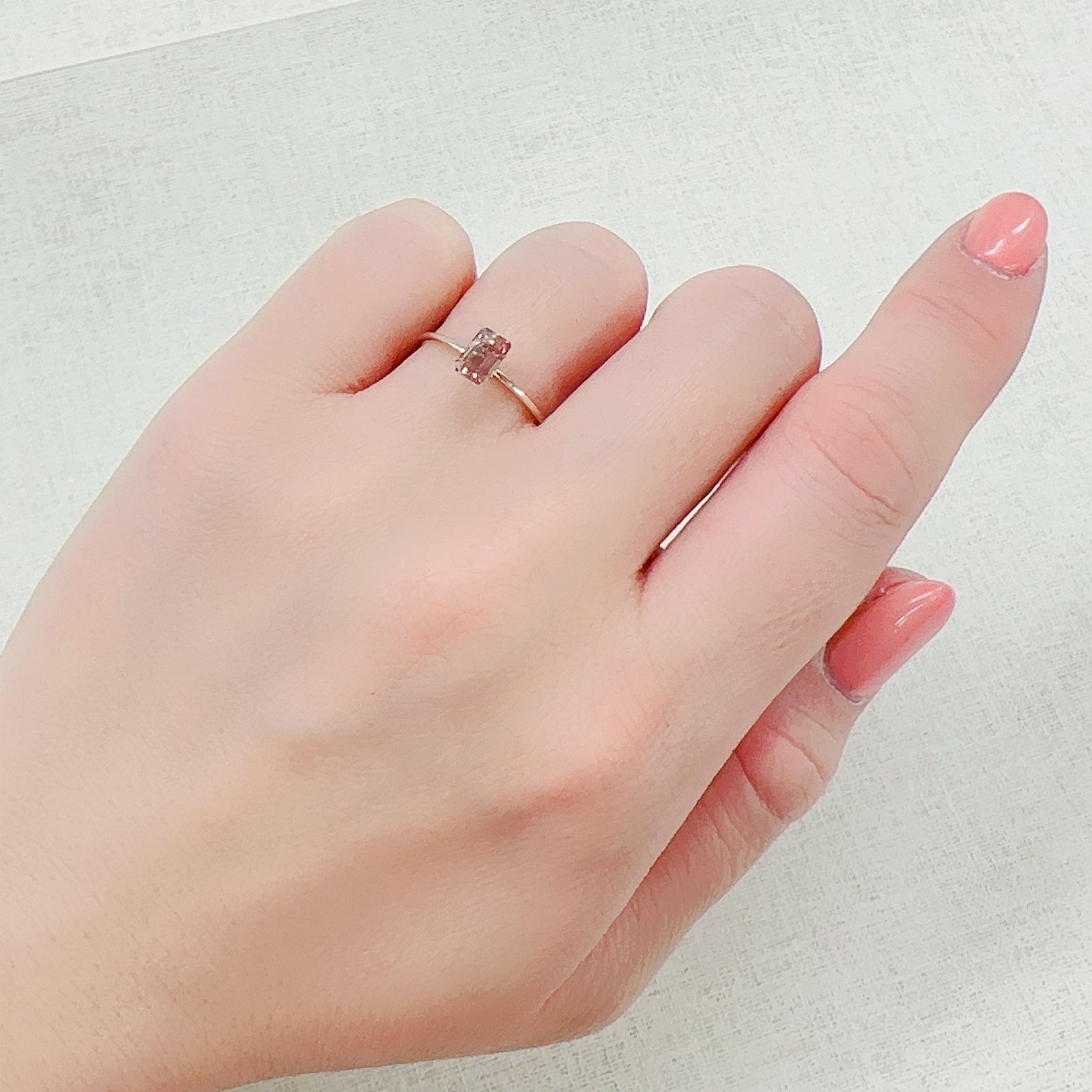 バイカラーアンデシン(宝石名アンデシン)チベット産 0.62ct 識別済[230320824]5.9x3.9mm前後