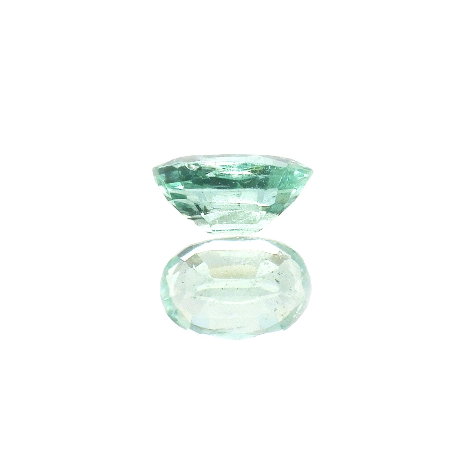 パステルカラーエメラルド コロンビア/ブラジル産 0.33ct [250817233]5.4x3.7mm前後