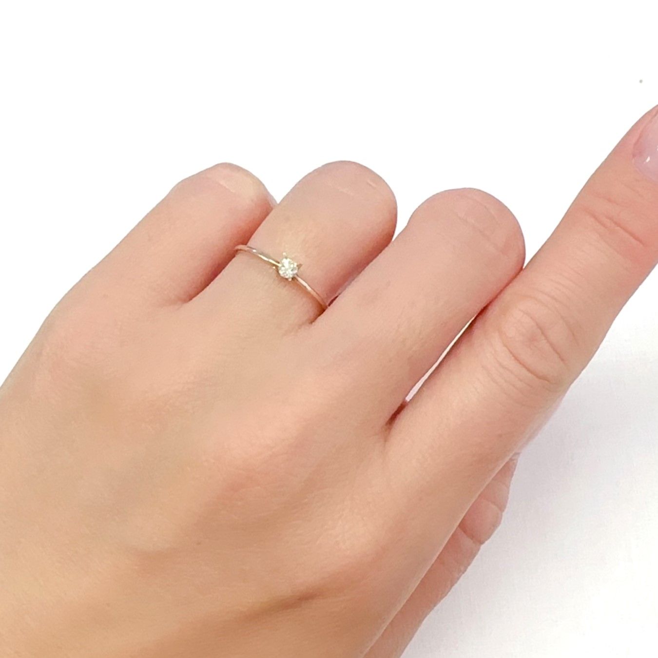 ライトイエローダイヤモンド TTLC/ I  0.094ct[240326875]2.8x2.8mm前後
