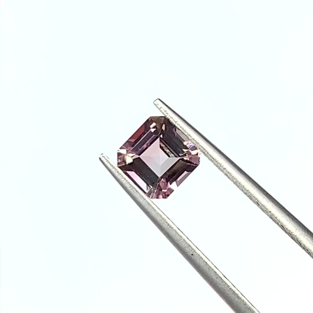 バイカラートルマリン(宝石名バイカラー・トルマリン)ブラジル産 0.92ct 識別済[230622364]5.9x5.9mm前後 | TOP  STONE(トップストーン)