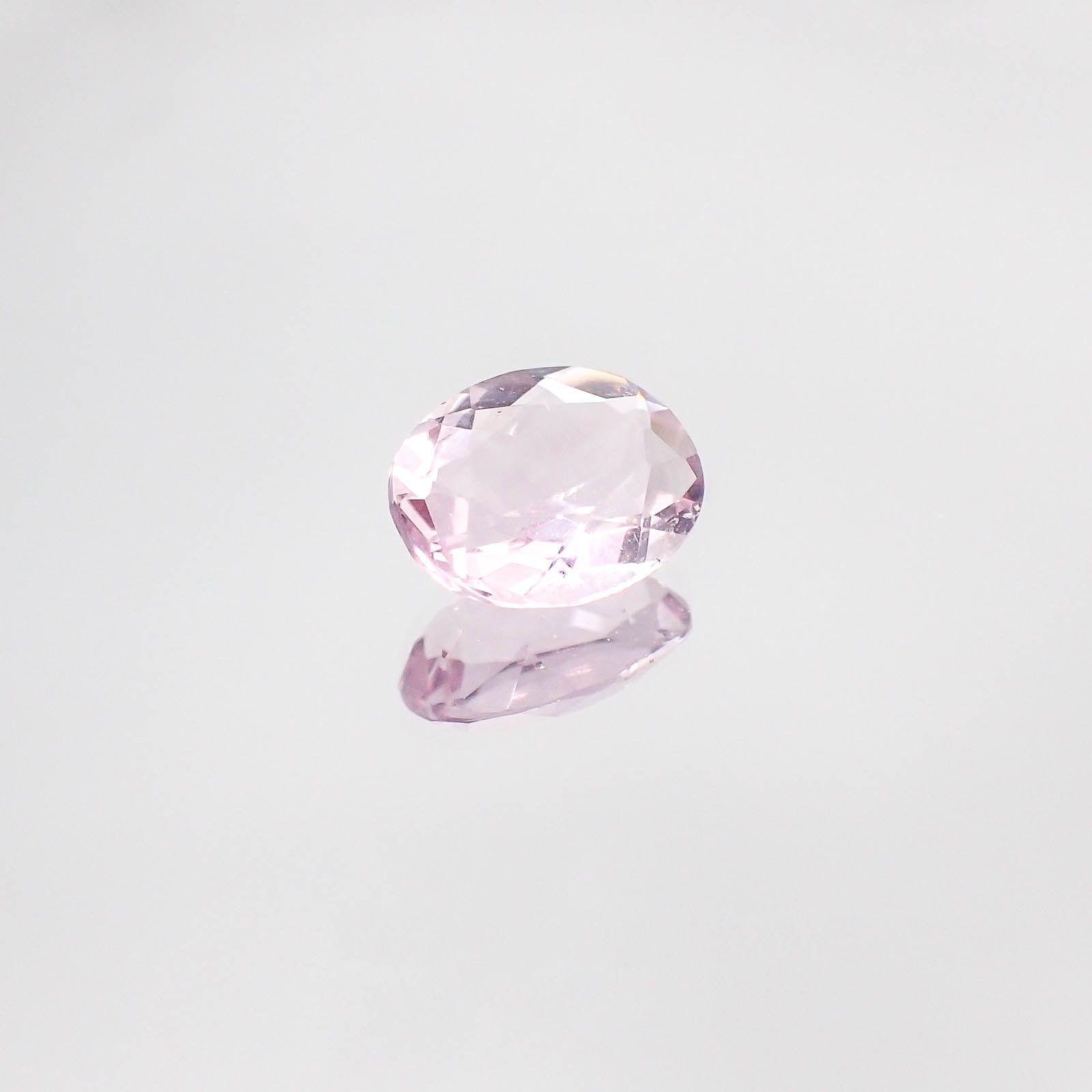 ピンクフローライト(宝石名ピンク・フルオライト)ブラジル産 2.95ct 識別済[230522250]10.2x8.1mm前後
