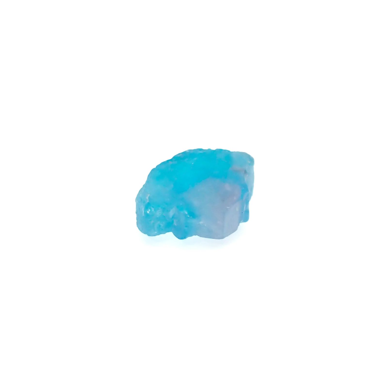 パライバトルマリン原石スライス ブラジル・パライバ州バターリャ鉱山産 1.13ct[230321167]8.2x6mm前後
