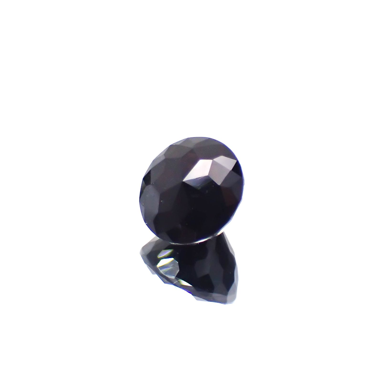 ◇カスタムカット◇モリオン チベット産 4.05ct[240427372]9.9x9.9mm前後