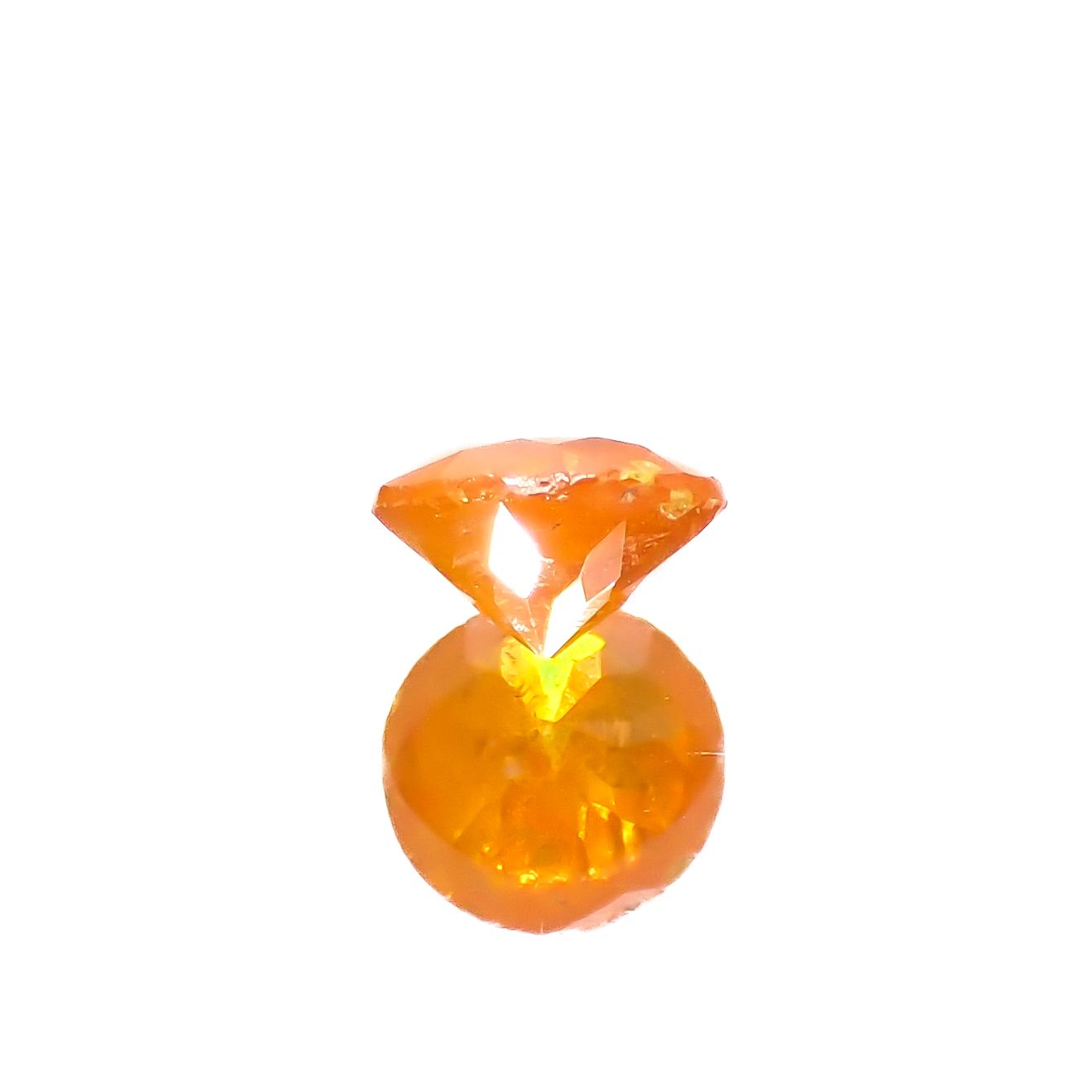 ウルフェナイト(宝石名ウルフェナイト)コンゴ民主共和国産 0.819ct ソ付(日独)[230522285]4.67x4.79mm前後