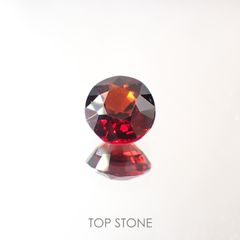 スペサルティン アルマンディン ガーネット(宝石名スペサルティン アルマンディン・ガーネット)ブラジル産 1.59ct 識別済[220113839]7.1x6.5mm前後