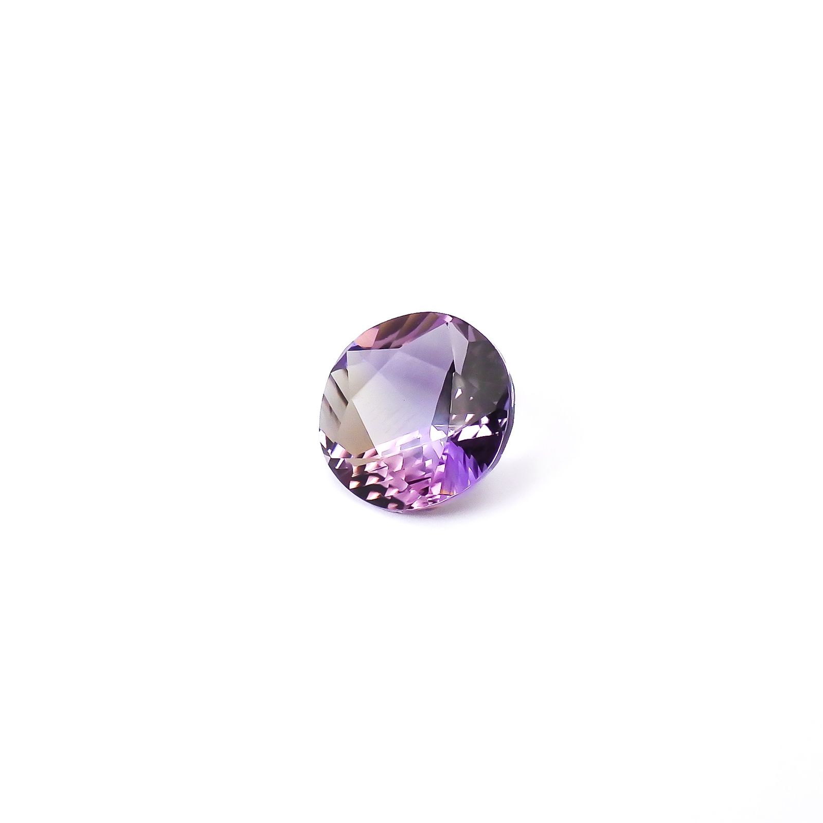 ◇カスタムカット◇アメトリン ブラジル/ボリビア産 5.26ct / 12.1x12.1mm前後 [260632314]