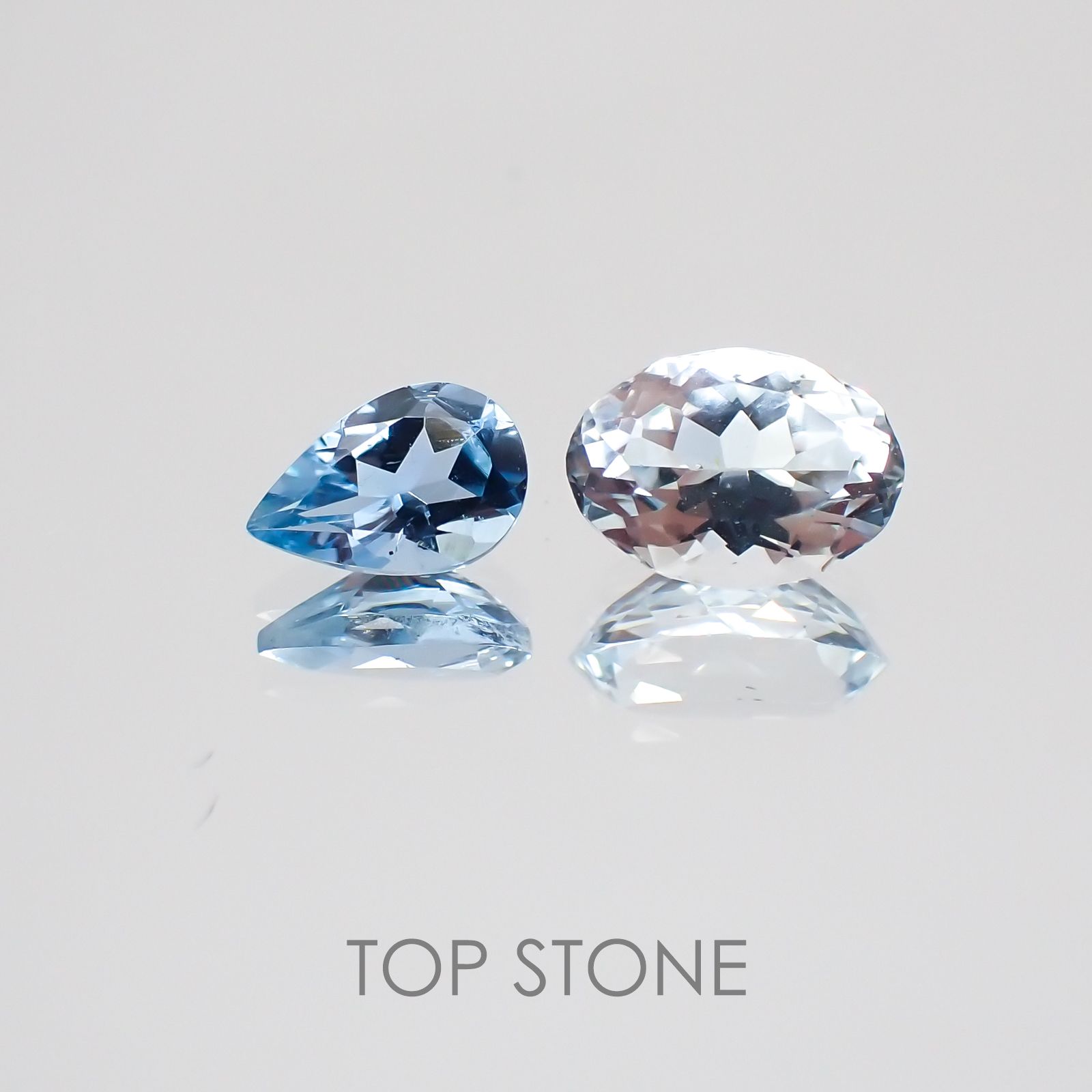 サンタマリア アクアマリン ブラジル産 ルース 0.34ct[21019120]6×3.9mm前後