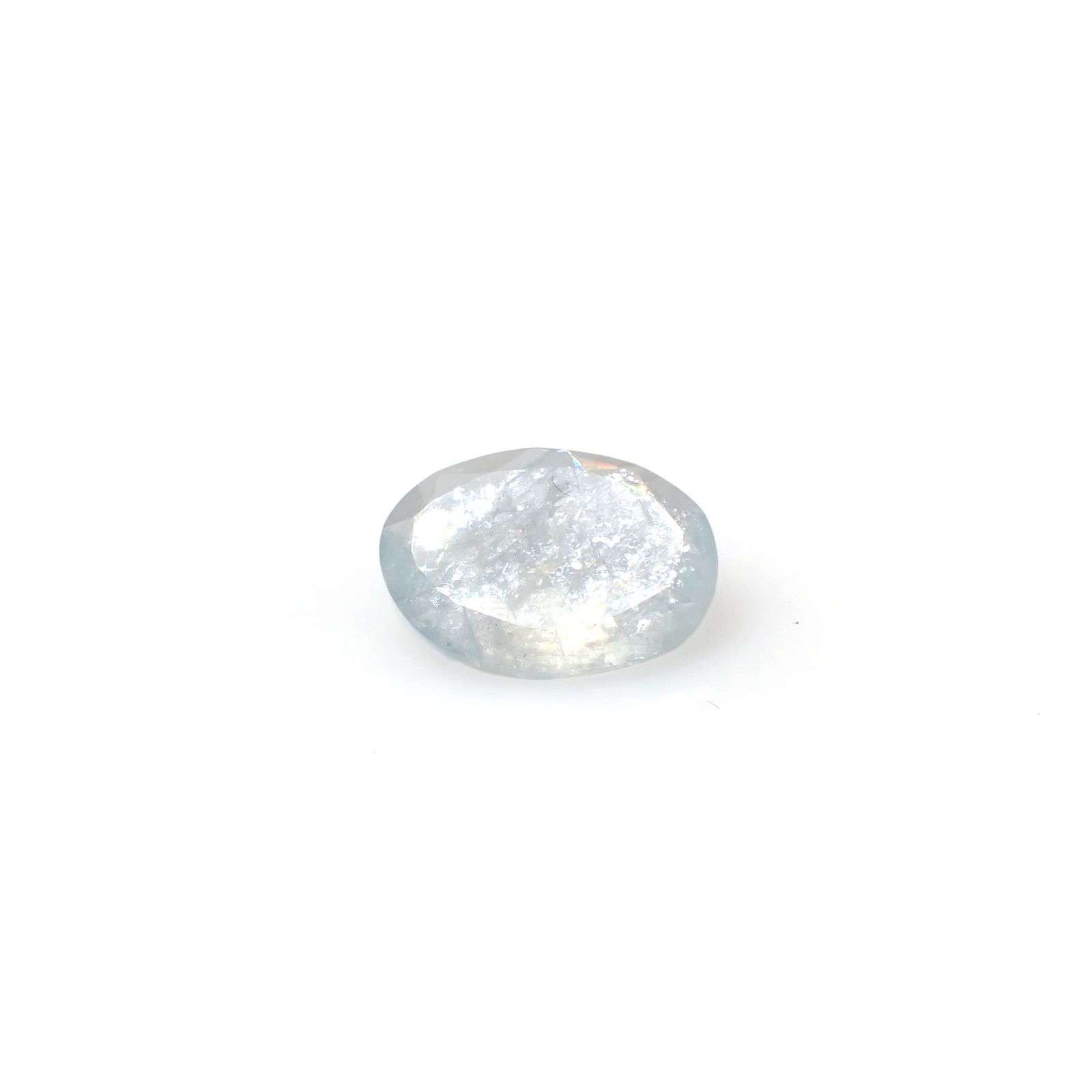 イリデッセンスアクアマリン ブラジル産 1.60ct [250730705]10.1x7.4mm前後