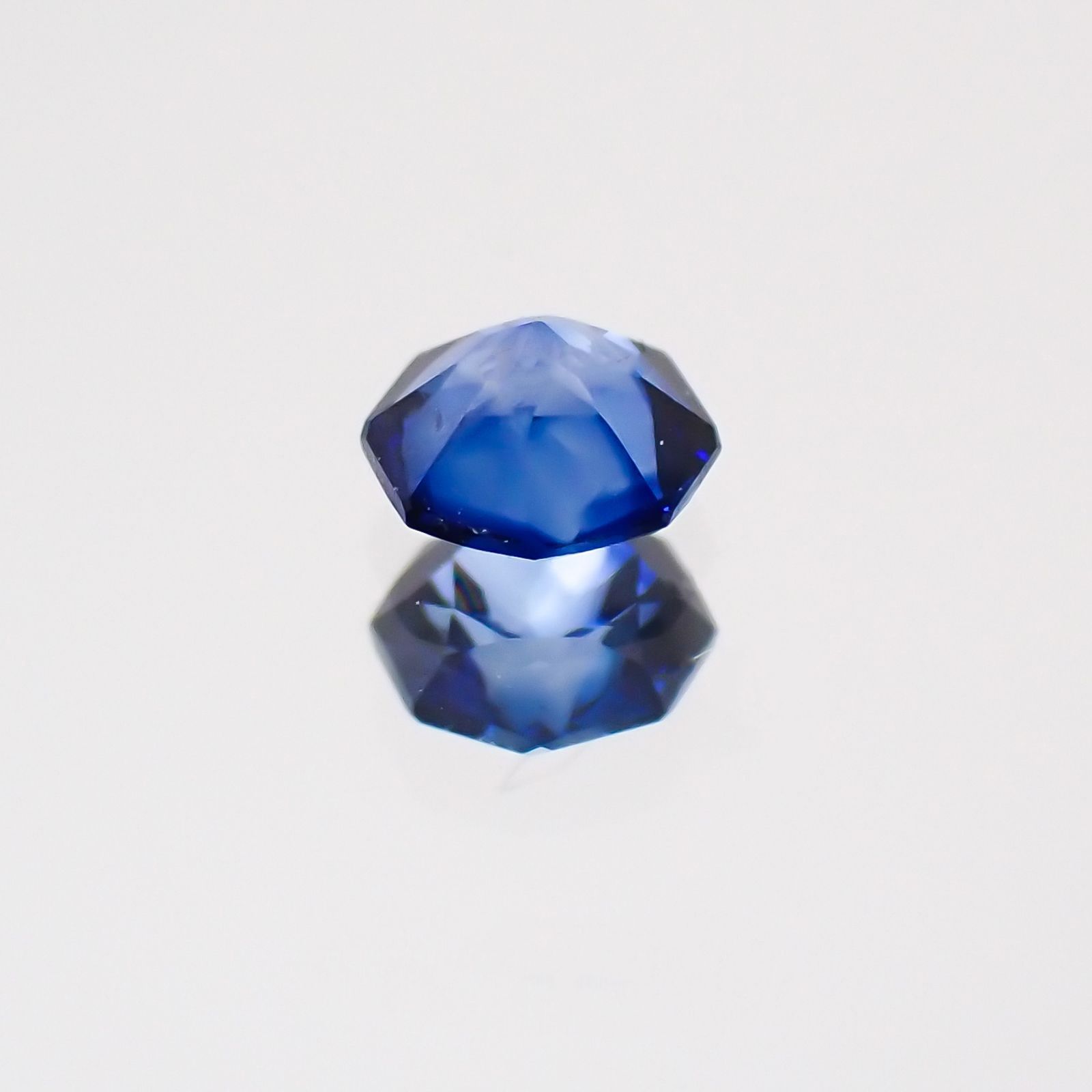 ◇オクタゴンカット◇サファイアSA(宝石名サファイア) マダガスカル産 0.18ct 識別済[21049063]3.2×3.2mm前後