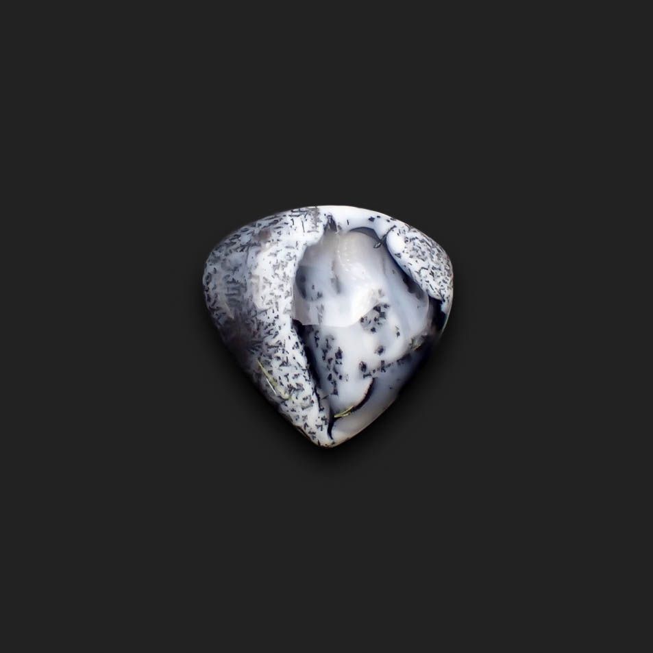 デンドリチックオパール ブラジル産 24.22ct[230722772]25.5x26.3mm前後
