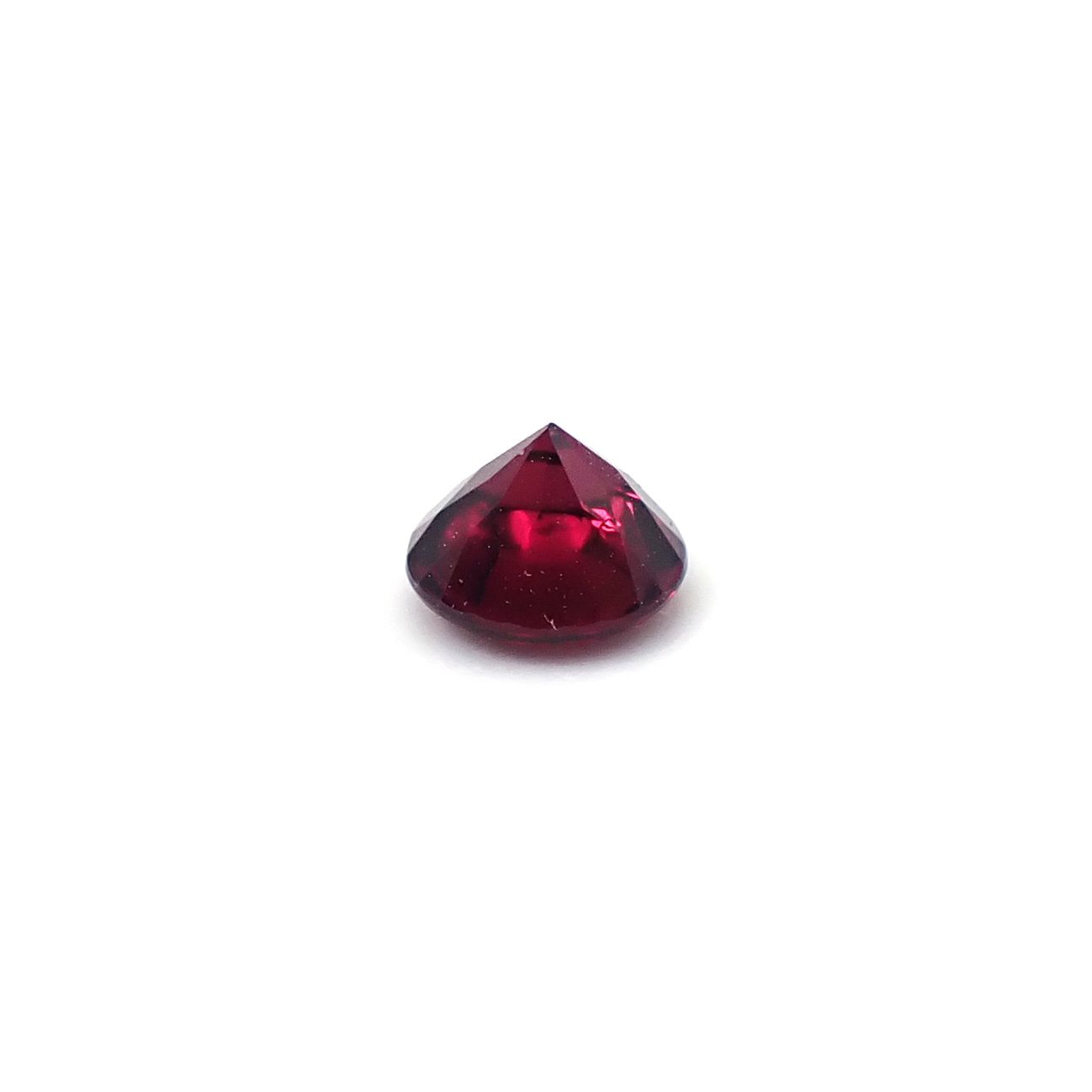 ◇バフトップカット◇アントヒルガーネット(クロムパイロープガーネット) アメリカ・アリゾナ州産 0.43ct / 4.5x4.5mm前後 [251131342]