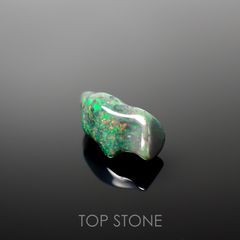 ◇バロック型◇ブラックオパール エチオピア産 ルース 1.67ct[210913243]13.1×6.3mm前後