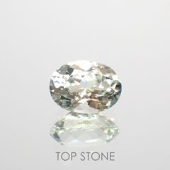 シリマナイト(宝石名シリマナイト)インド産 1.51ct 識別済[211113699]8.1x6mm前後