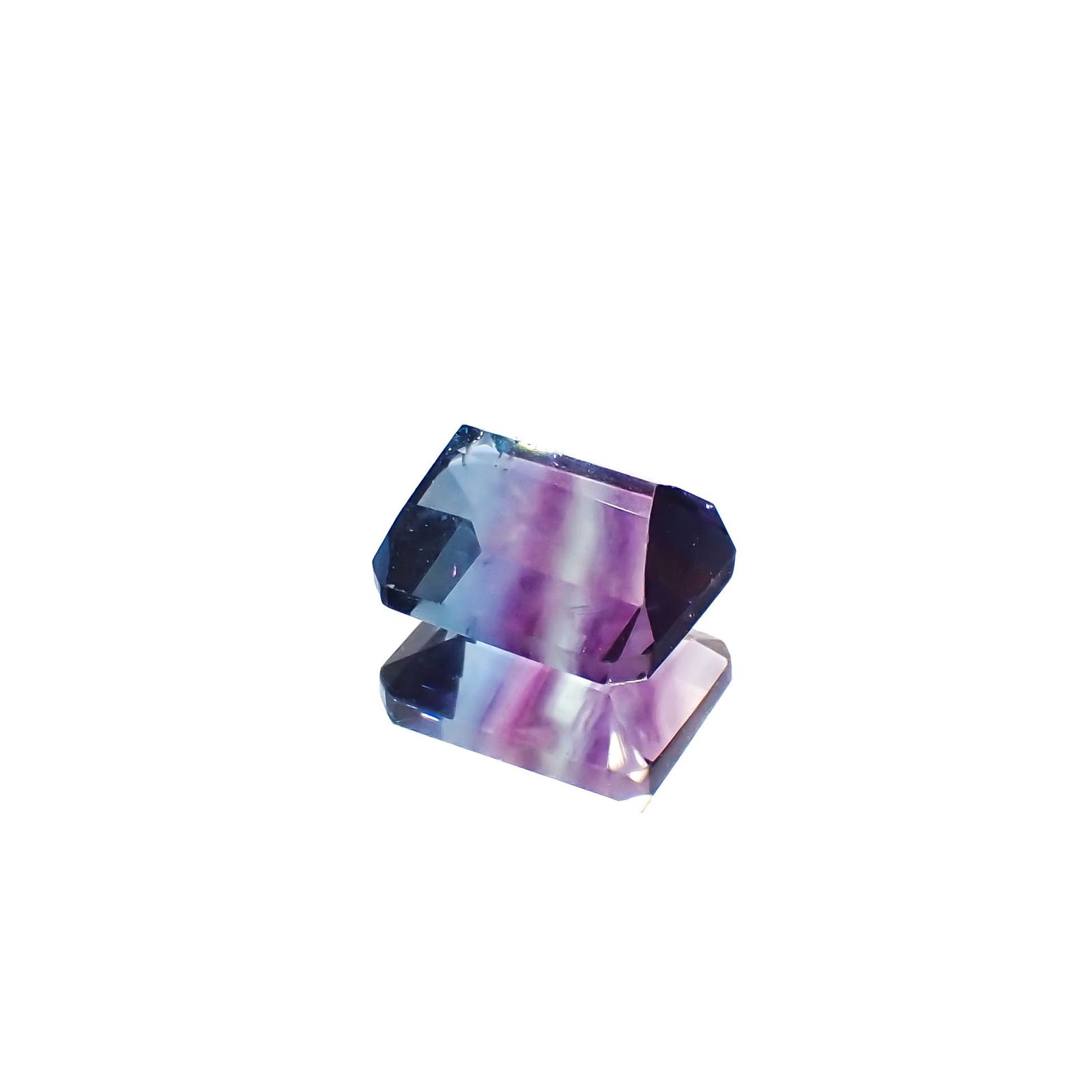 パーティカラーフローライト ブラジル産 3.28ct[230421751]9x7mm前後