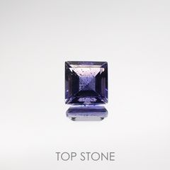 アイオライトサンストーン インド・ブラジル産 ルース 0.6ct[210711616]5.1×5.1mm前後