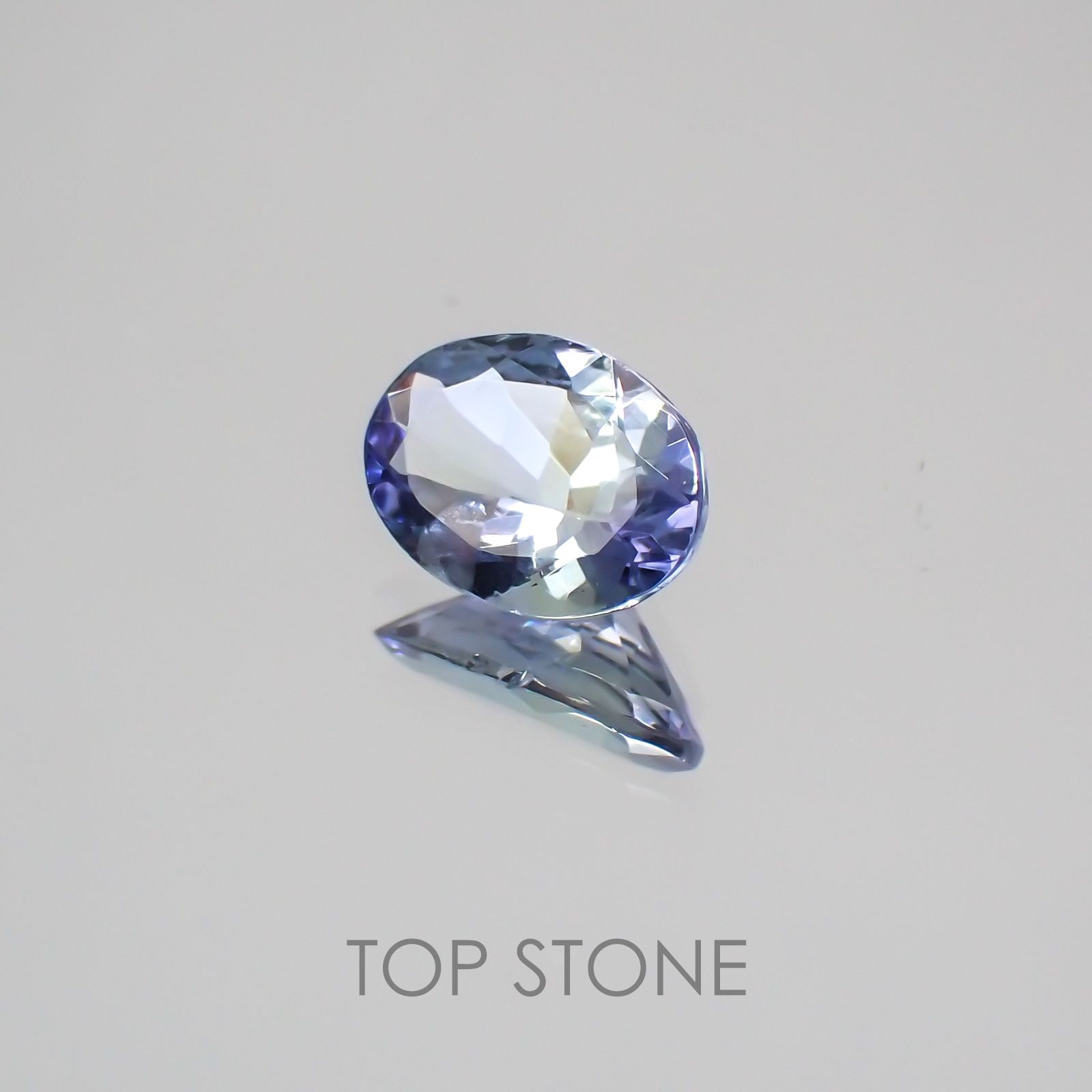 バイカラータンザナイト タンザニア産 ルース 0.66ct[210210049]6.9×4.9mm前後