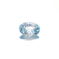 ◇カスタムカット◇ブルートパーズ ブラジル産 3.58ct [241029252]12x8.1mm前後