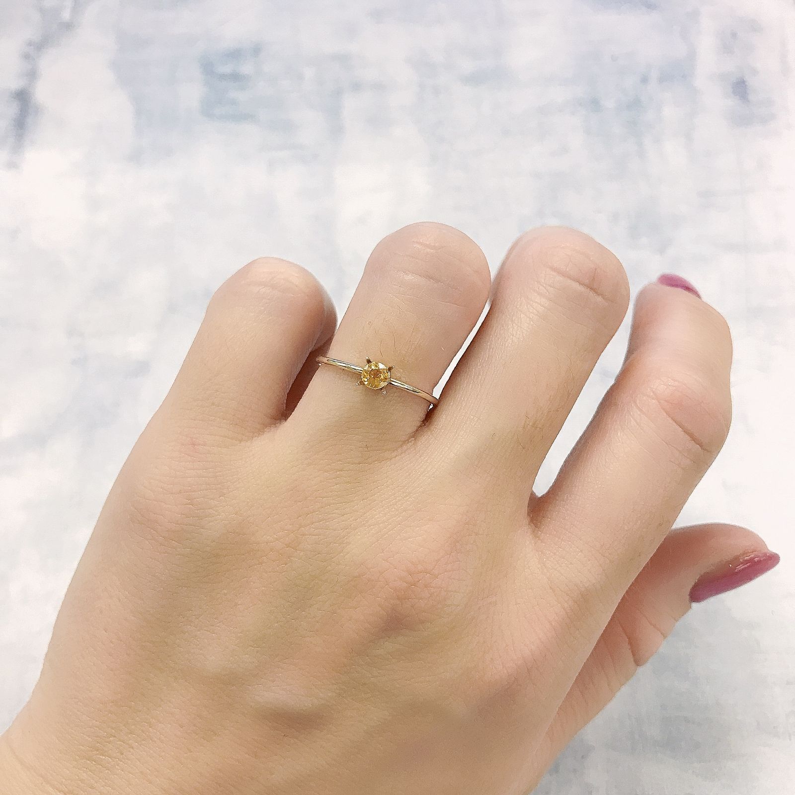 スペサルティンガーネット ケニア産 0.27ct[220114171]3.4x3.4mm前後