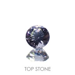 グレイッシュブルースピネル(宝石名スピネル)ビルマ/マダガスカル産 0.42ct 識別済[221219501]4.2x4.2mm前後