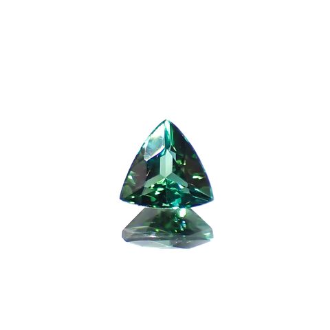 ブルーグリーントルマリン ブラジル産 0.50ct[240628385]5.4x5.2mm前後