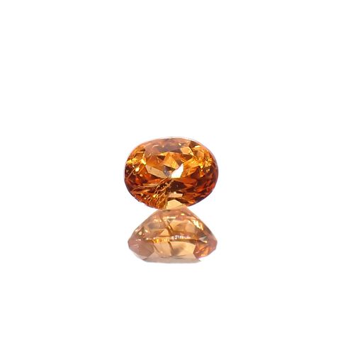 マンダリンガーネット マダガスカル産 0.24ct[240628228]3.6x2.9mm前後