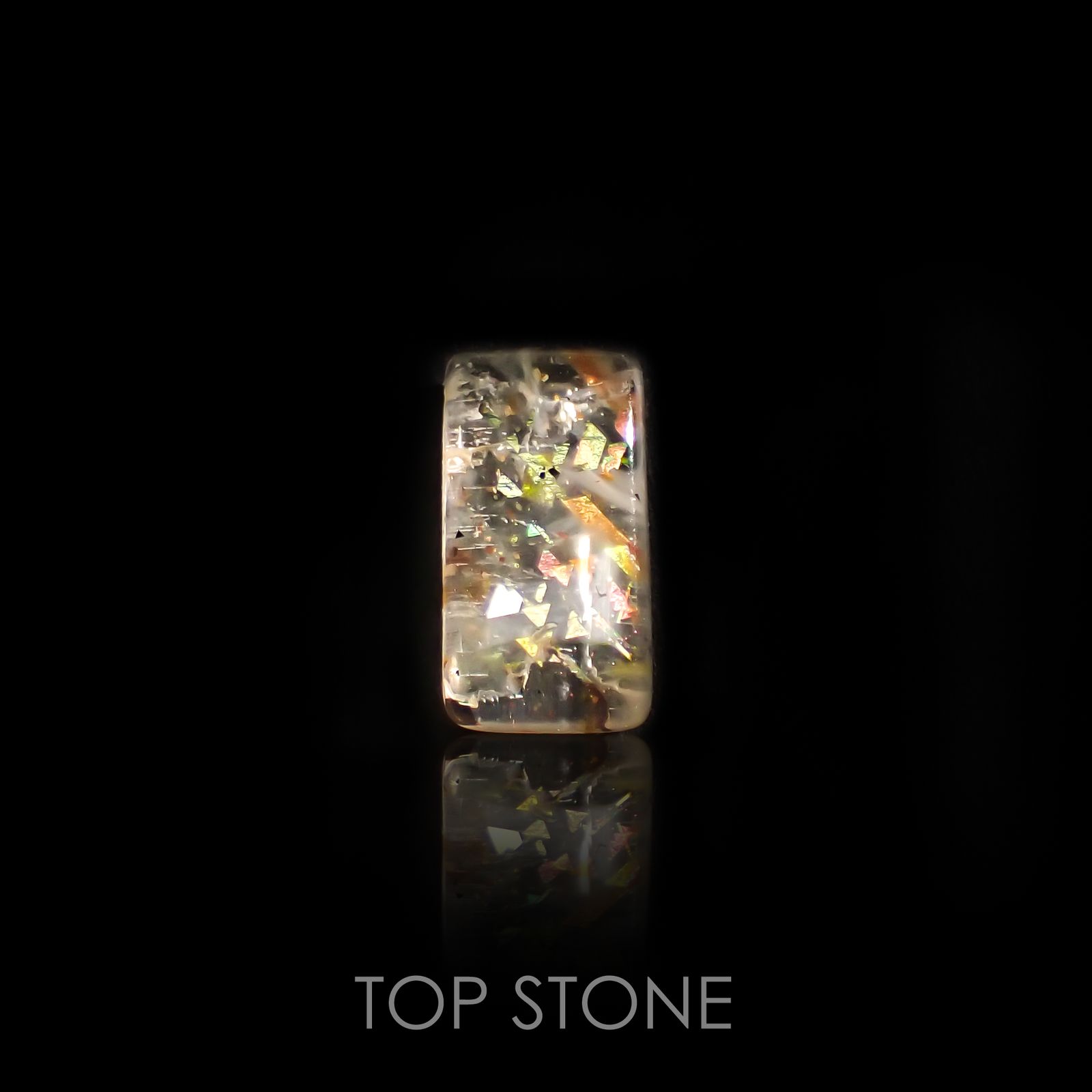 レインボーラティスサンストーン オーストラリア産 1.27ct[230220760]10x5.2mm前後