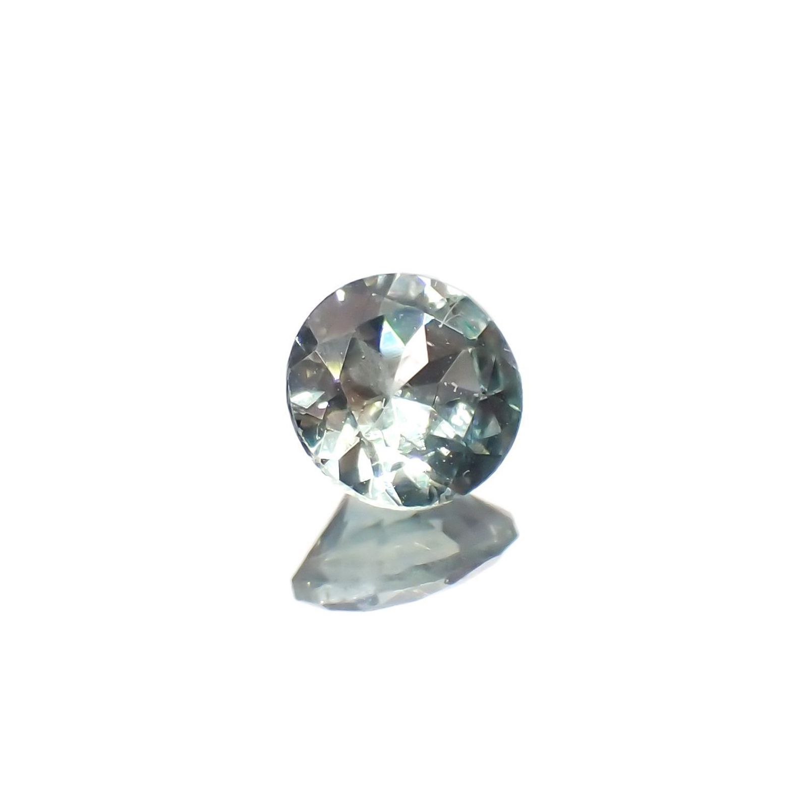 モンタナサファイア(宝石名サファイア)アメリカ・モンタナ州産 識別済 0.39ct / 4.3x4.3mm前後 [260419530]