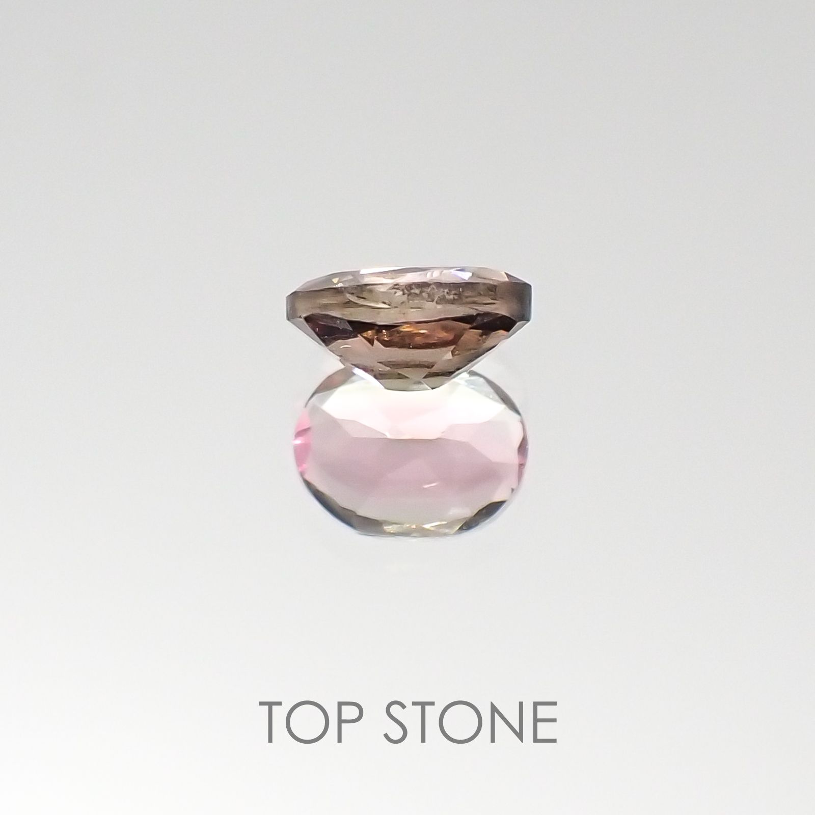 バイカラートルマリン ブラジル産 ルース 0.33ct[20095672]5.1×3.8mm前後