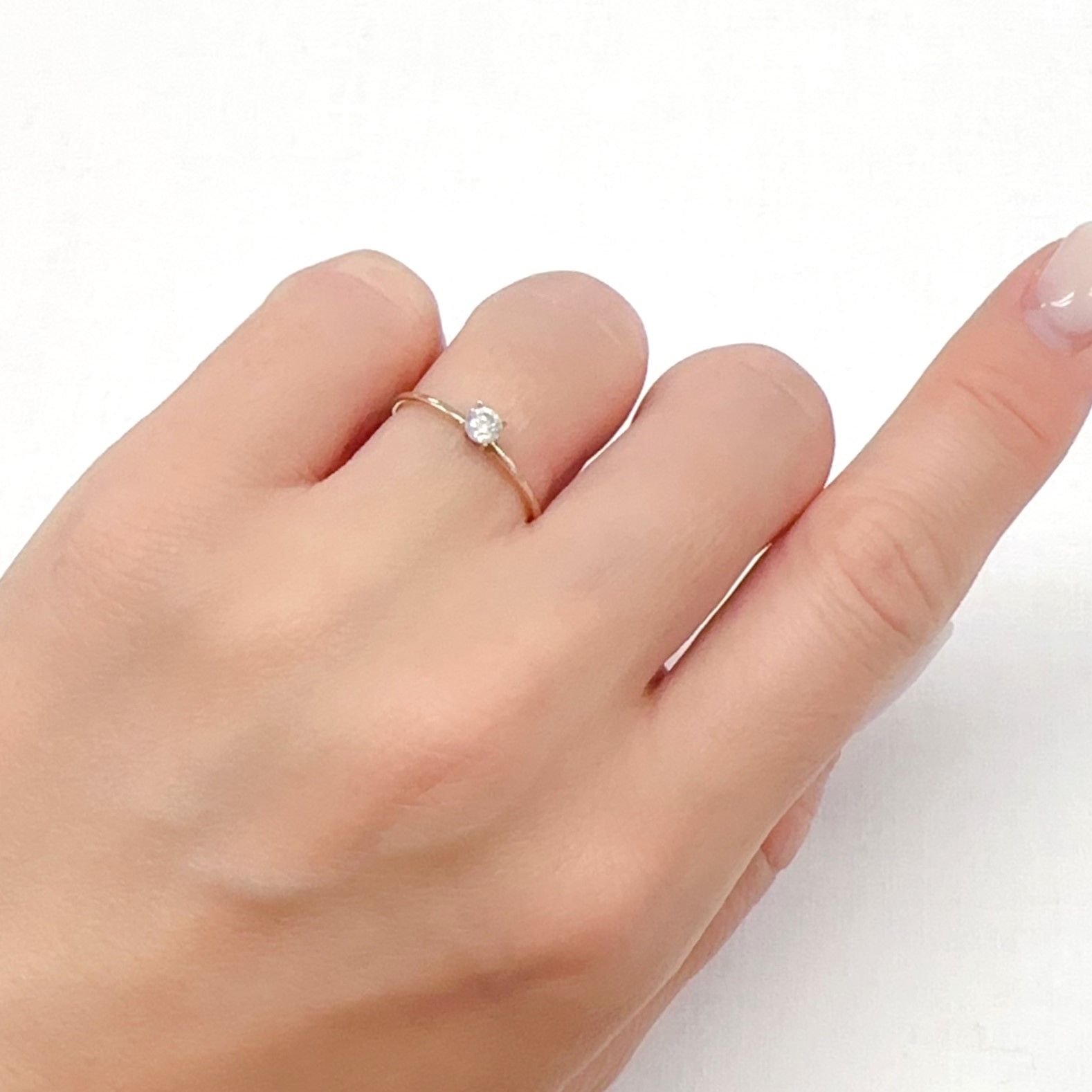 シルキーダイヤモンド 0.17ct[240326625]3.4x3.4mm前後