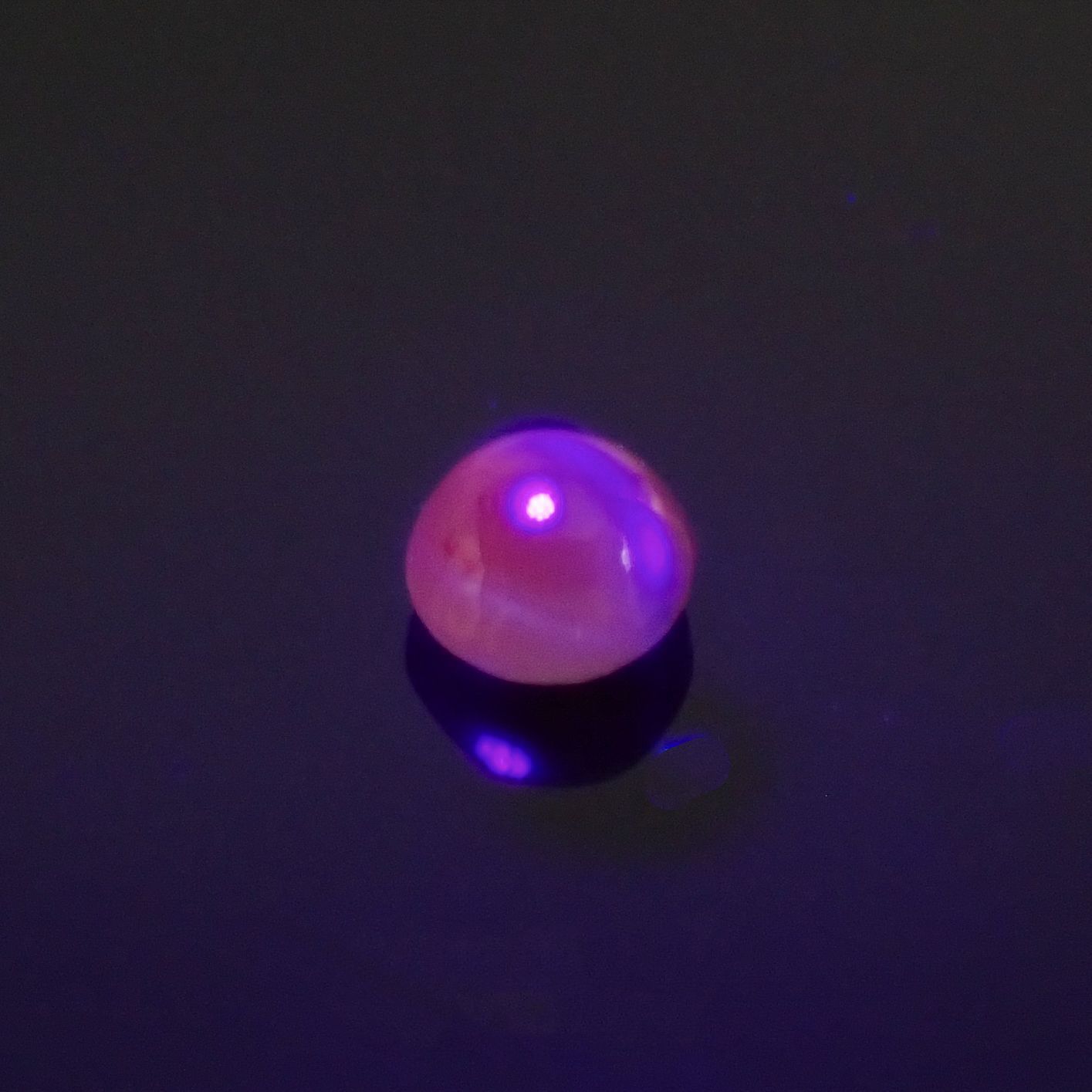 アレキサンドライトキャッツア(宝石名アレキサンドライト・キャッツアイ) インド産 0.16ct 識別済[20096154]2.8×2.8mm前後