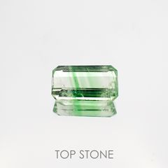 バイカラーツァボライト タンザニア産 ルース 0.82ct[210610918]7.2×4mm前後