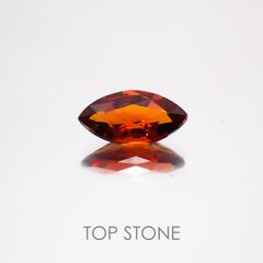 クリノヒューマイト タジキスタン産 ルース 0.89ct[19111518]8.8×4.7mm前後