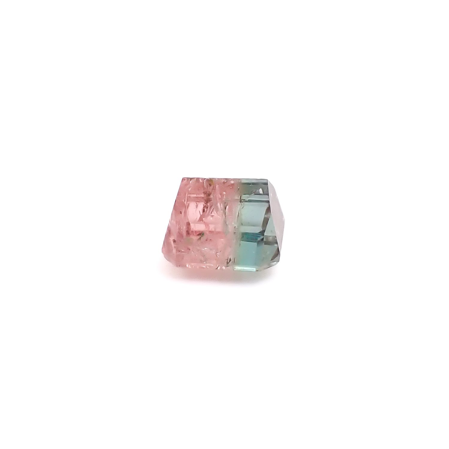 バイカラートルマリン アフガニスタン産 1.62ct / 6.4x6.2mm前後 [260932768]