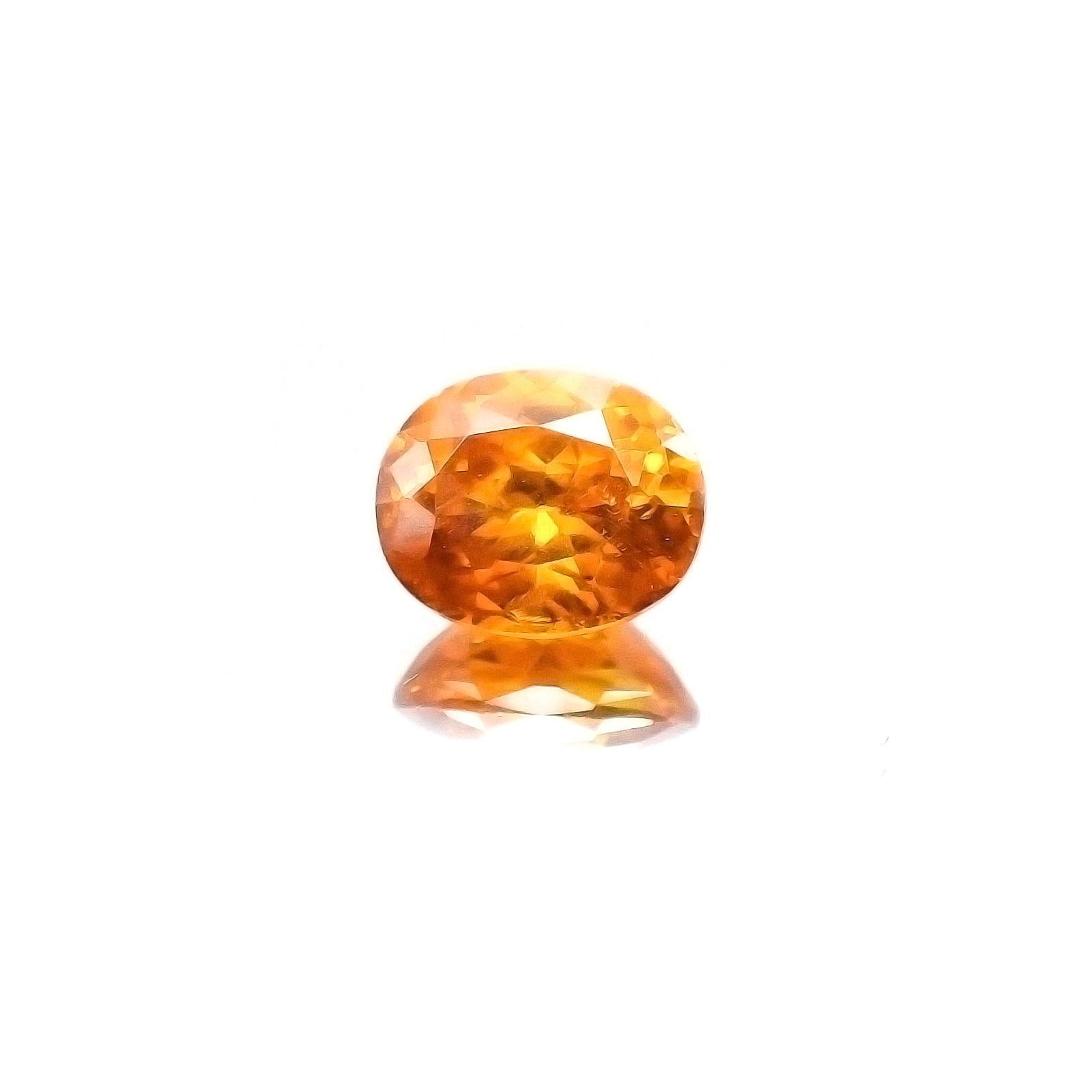 スファレライト(宝石名スファレライト)スペイン・カンタブリア カマレーニョ産 3.00ct 識別済[220717159]9x7.4mm前後