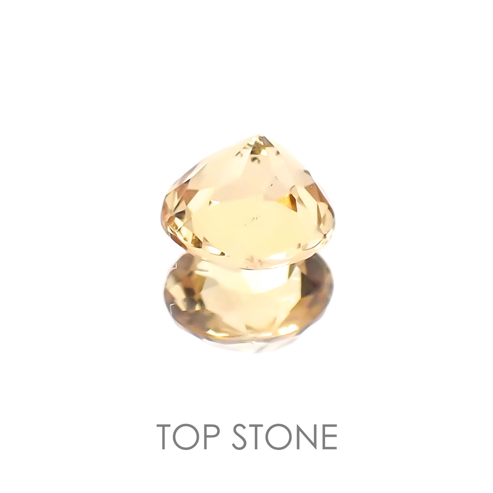 インペリアルトパーズ ブラジル産 ルース 0.37ct[20117851]4.3×4.2mm前後