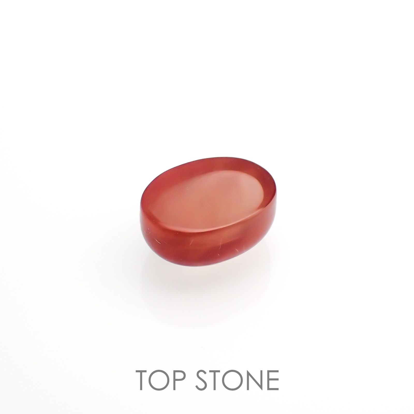 バイカラーアンデシン(宝石名アンデシン)チベット産 2.70ct 識別済[220114679]9.4x7.2mm前後