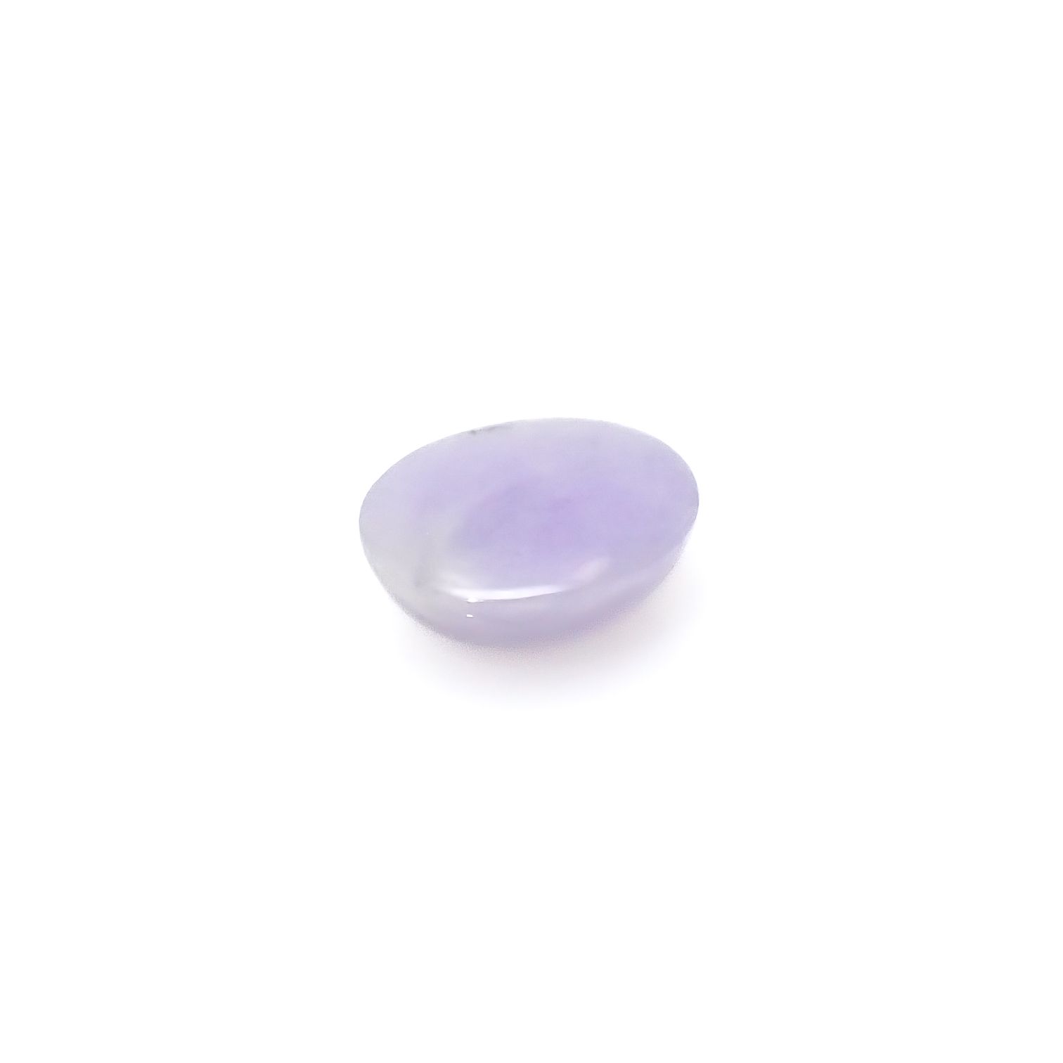 ラベンダー翡翠 ビルマ産 3.39ct[240326959]10.1x8.1mm前後