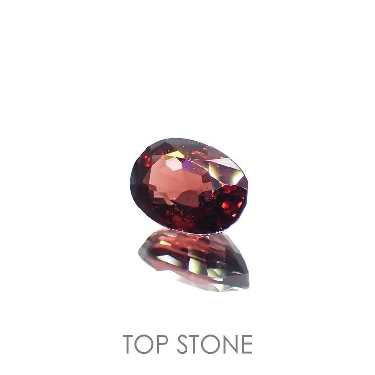 レッドスピネル タンザニア産 1.07ct[221018233]6.8x4.9mm前後