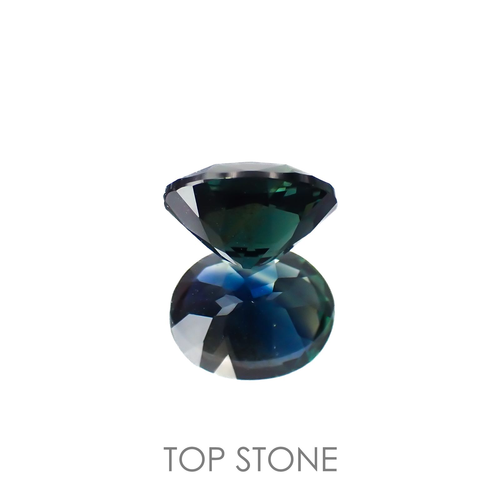ゴールドシーンサファイア(宝石名シーン・サファイア)ケニア産 1.32ct 識別済[221018891]7.1x5.7mm前後