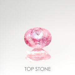 ペツォッタイト(ラズベリル)(宝石名ペツォッタイト) マダガスカル産 0.368ct ソ付(彩珠)[210812615]4.9×3.8mm前後
