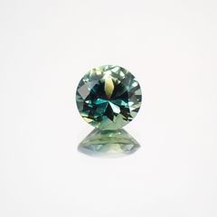 モンタナサファイア アメリカ産 ルース 0.51ct[210410619]4.8×4.8mm前後