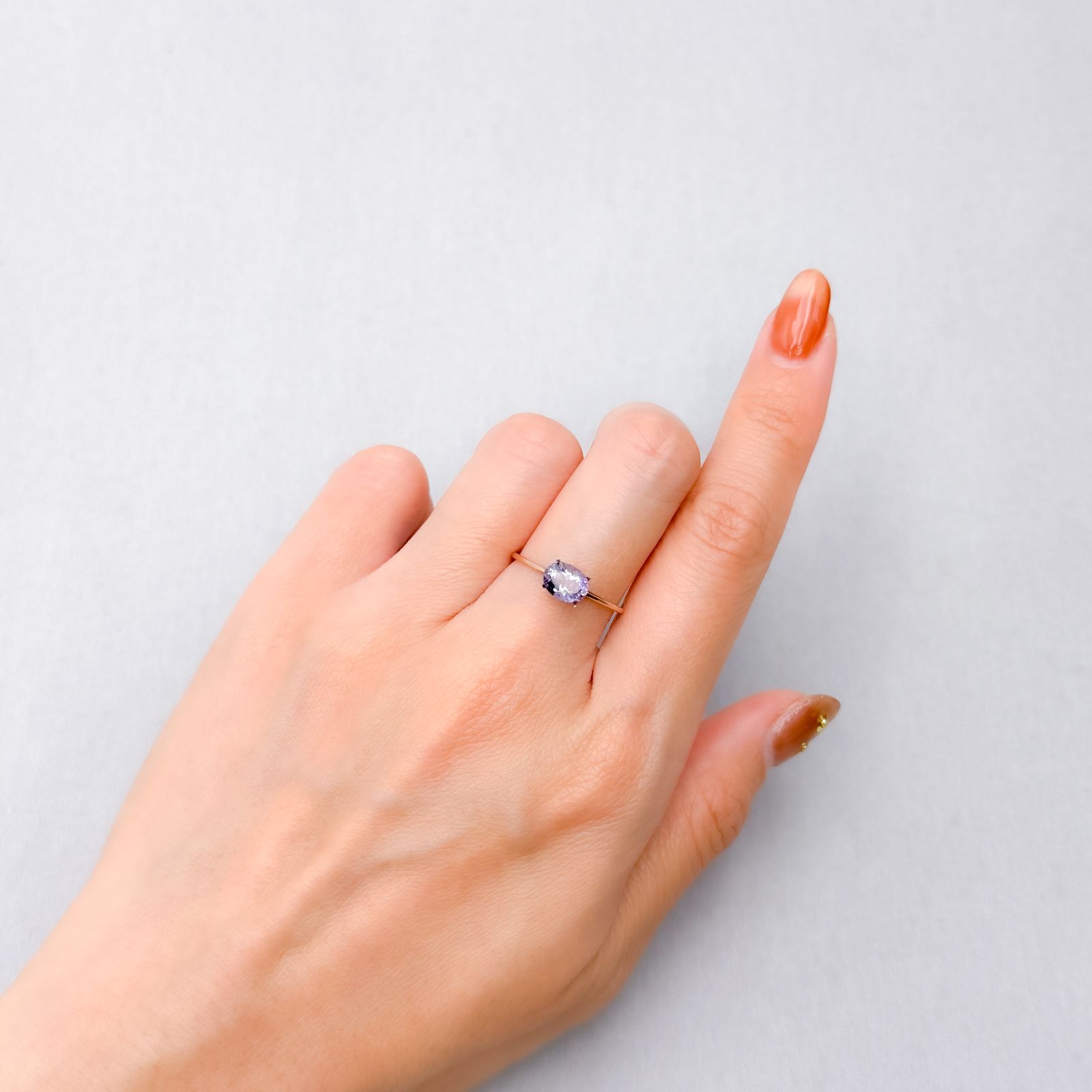 マリアライト(宝石名スキャポライト)スリランカ産 0.78ct 識別済[250330050]6.9x5.2mm前後