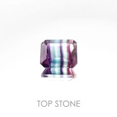 バイカラーフローライト ブラジル産 ルース 3.89ct[2010107055]10.1×8mm前後