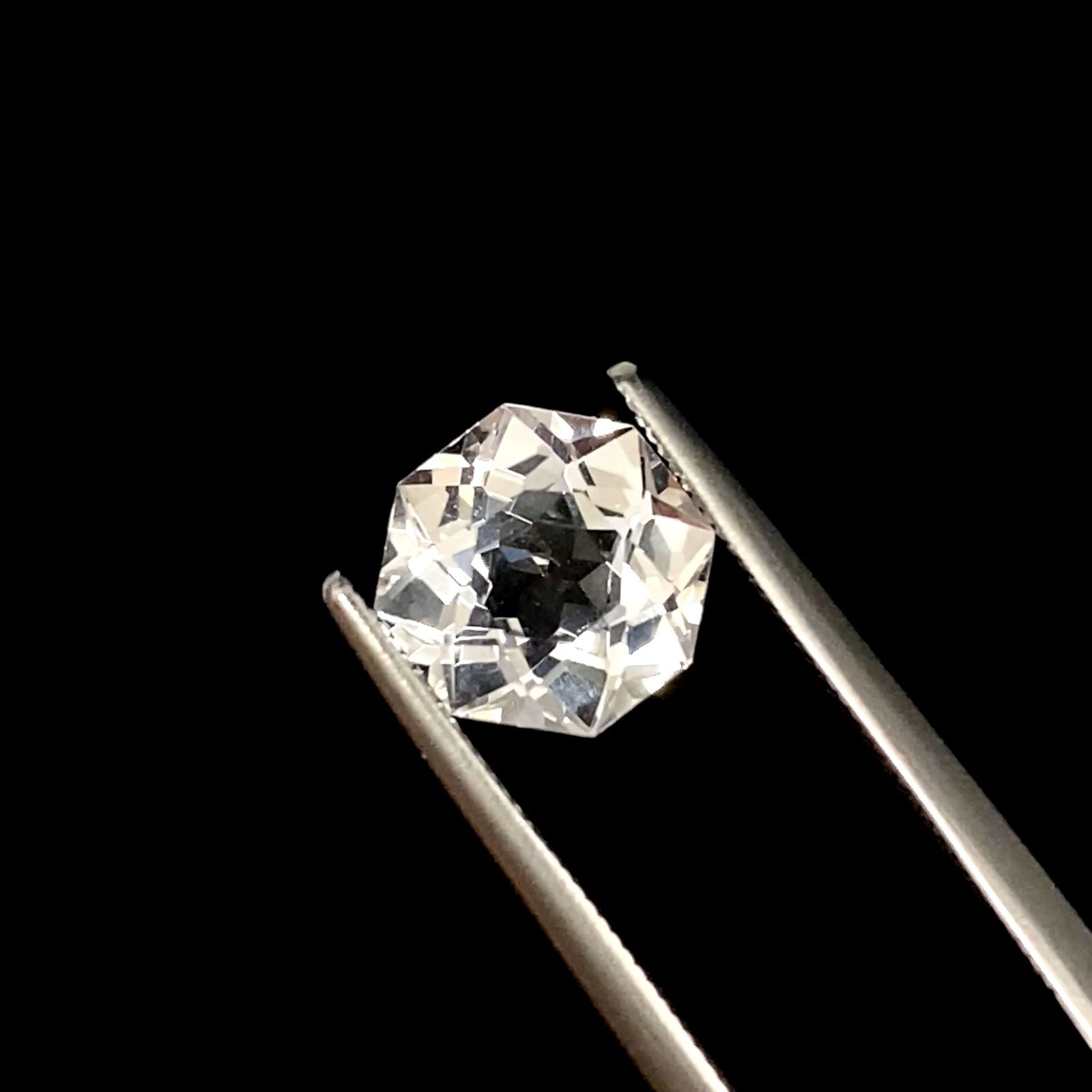 ◇オクタゴンカット◇ホワイトトパーズ ブラジル産 2.55ct[221018493